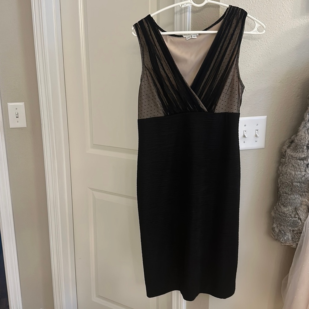 Black cocktail dress